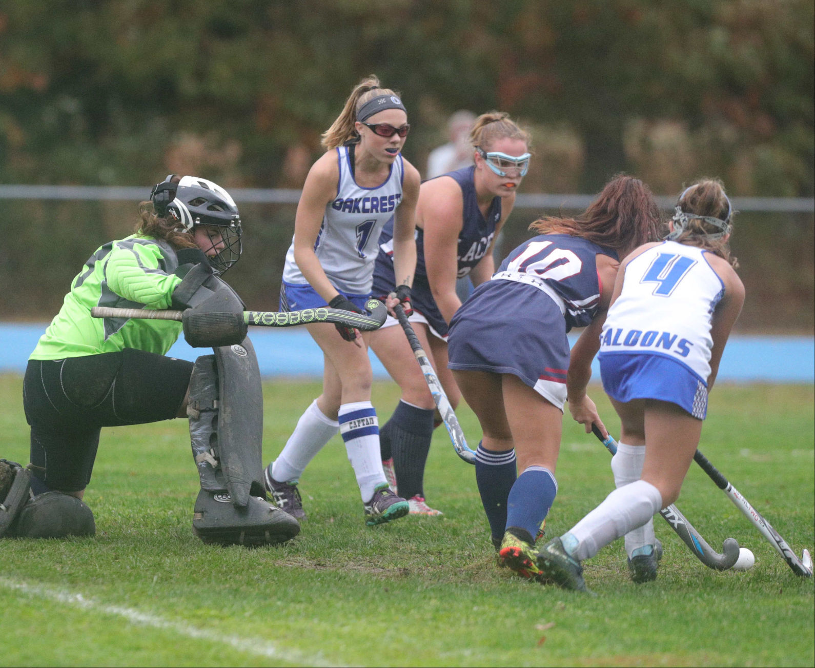 Lacey vs Oakcrest Field Hockey game